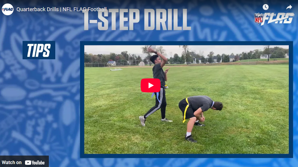 NFL Flag Quarterback Drills